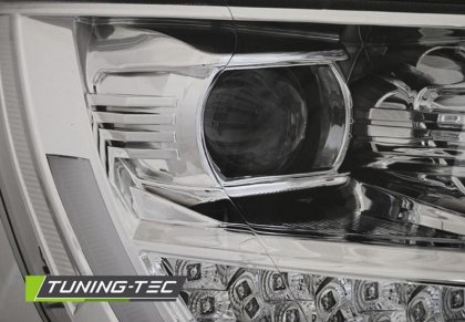 Přední světla TubeLights s LED denními světly VW T6 chrom