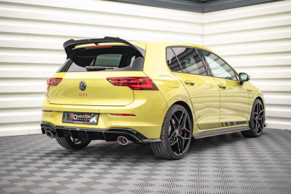 Difuzor zadního nárazníku Volkswagen Golf 8 GTI Clubsport černý lesklý plast