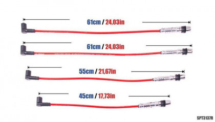 Przewody zapłonowe PowerTEC AUDI A1 VW POLO 1.2TFSI 2010+ Czerwone