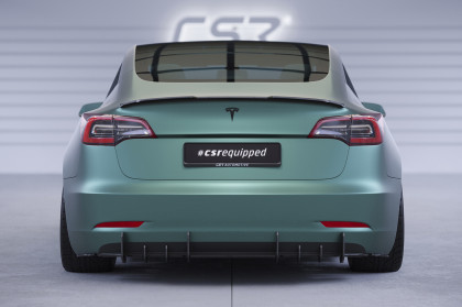 Křídlo, spoiler zadní CSR pro Tesla Model 3 - černý lesklý