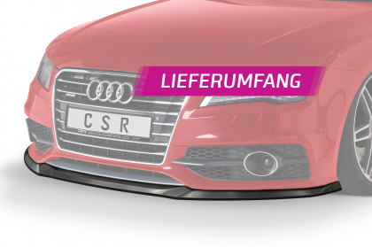 Spoiler pod přední nárazník CSR CUP pro Audi A7 S-Line / S7 C7 (Typ 4G) - carbon look matný