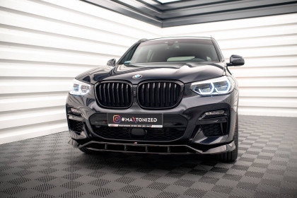 Spojler pod nárazník lipa BMW X3 M40d G01 černý lesklý plast