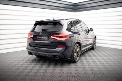 Splittery zadní boční BMW X3 M40d G01 černý lesklý plast