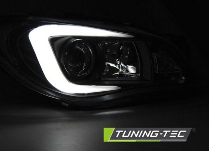 Přední světla Xenon D2S LED TubeLight Subaru Impreza II GD 06-07 černá
