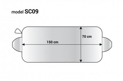 Clona univerzální stříbrná ZIMA / LETO- 150x70cm