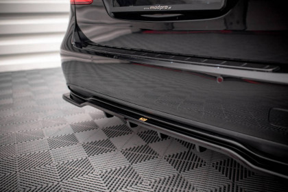 Spoiler zadního nárazníku Mercedes-Benz B W246 Facelift černý lesklý plast