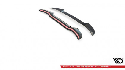 Prodloužení spoileru V.1 Peugeot 208 Mk2 carbon look