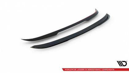 Prodloužení spoileru V.2 Ford Fiesta ST Mk6 černý lesklý plast