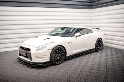 Prahové lišty + Flaps Nissan GTR R35 Facelift carbon look