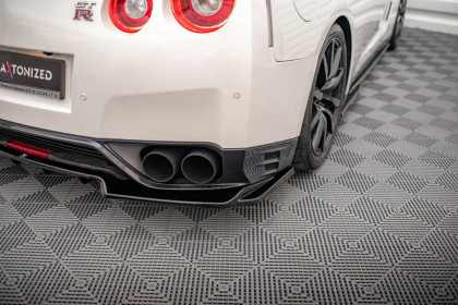 Spoiler zadního nárazníku Nissan GTR R35 Facelift černý lesklý plast