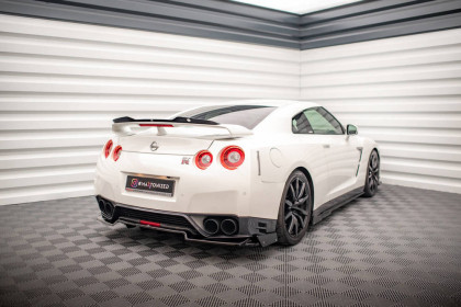 Spoiler zadního nárazníku + Flaps Nissan GTR R35 Facelift carbon look