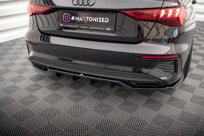 Spoiler zadního nárazníku Audi A3 S-Line Sedan 8Y carbon look