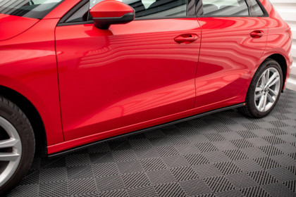 Prahové lišty Audi A3 8Y carbon look