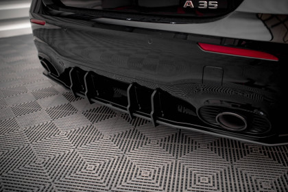 Spoiler zadního nárazníku Street pro + Flaps Mercedes A35 AMG Hatchback W177