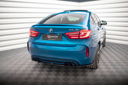 Splittery zadní boční BMW X6 M F86 černý lesklý plast