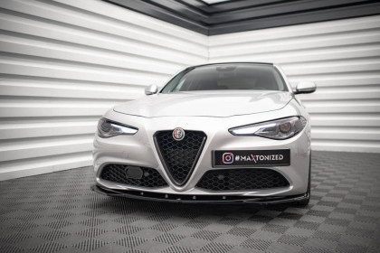 Spojler pod nárazník lipa V.2 Alfa Romeo Giulia Sport černý lesklý plast