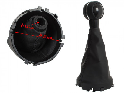 Řadící páka s manžetou Mini F54 / F55 / F56 / F60 2013- černá 6st