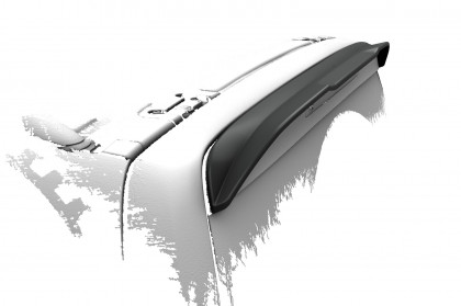 Křídlo, spoiler zadní CSR pro Mercedes Benz V-Klasse (447) - černý lesklý