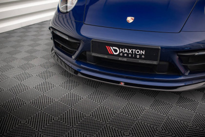Spojler pod nárazník lipa V.2 Porsche 911 Carrera Aero 992 carbon look