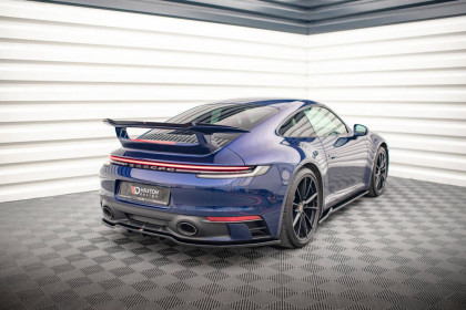 Spoiler zadního nárazníku V.1 Porsche 911 Carrera Aero 992 černý lesklý plast