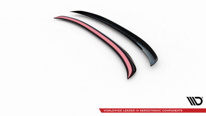 Prodloužení spoileru Porsche 911 Carrera / Carrera GTS 997 Facelift černý lesklý plast