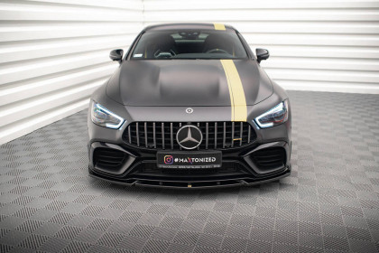 Spojler pod nárazník lipa V.3 Mercedes-AMG GT 63S 4-Door Coupe Aero černý lesklý plast