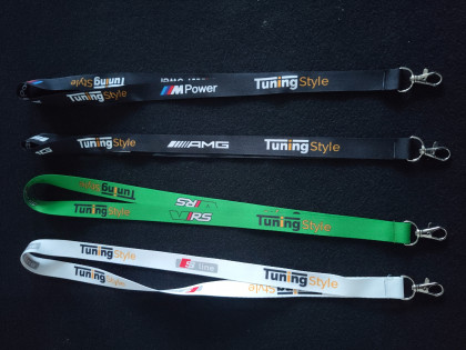 Klíčenka na krk - Tuningstyle - AUDI S-line bílá