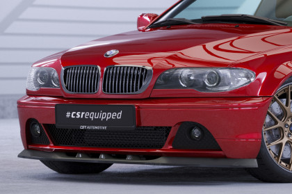 Spoiler pod přední nárazník CSR CUP - BMW E46 Coupé/Cabrio 03-06 carbon look lesklý