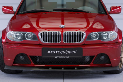 Spoiler pod přední nárazník CSR CUP - BMW E46 Coupé/Cabrio 03-06 černý matný