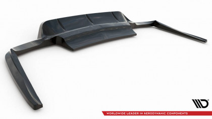 Spoiler zadního nárazníku Porsche Panamera Turbo 970 černý lesklý plast