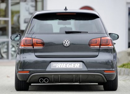 Rieger tuning vložka zadního nárazníku pro Volkswagen Golf VI Cabrio, Golf VI GTD 3/5-dvéř