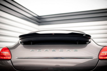 Prodloužení spoileru Porsche Panamera / Panamera Diesel 970 černý lesklý plast
