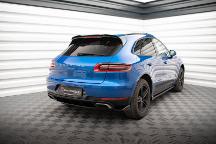 Splittery zadní boční Porsche Macan Mk1 černý lesklý plast