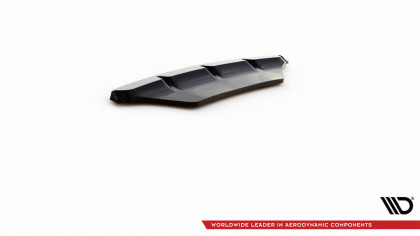 Spoiler zadního nárazníku Porsche Macan Mk1 černý lesklý plast