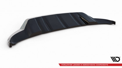 Spojler pod nárazník lipa Porsche Cayenne Mk2 černý lesklý plast