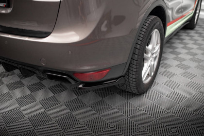 Splittery zadní boční Porsche Cayenne Mk2 carbon look