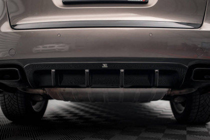Spoiler zadního nárazníku Porsche Cayenne Mk2 carbon look