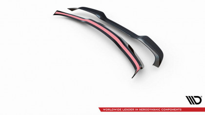 Prodloužení spoileru Porsche Porsche Cayenne Mk2 černý lesklý plast