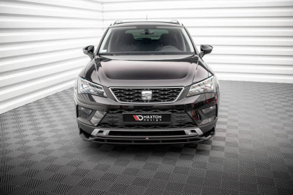 Spojler pod nárazník lipa Seat Ateca Mk1 černý lesklý plast