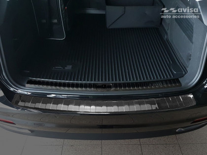 Ochranná lišta zadního nárazníku AUDI A6 C8 V Avant / S-Line 2018- karbonová
