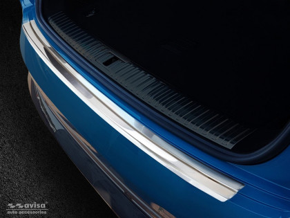 Nerezová ochranná lišta zadního nárazníku Audi E-Tron 2019- stříbrná