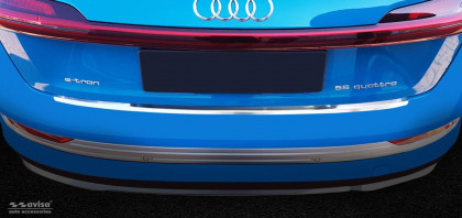 Nerezová ochranná lišta zadního nárazníku Audi E-Tron 2019- stříbrná
