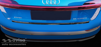 Nerezová ochranná lišta zadního nárazníku Audi E-Tron 2019- černá