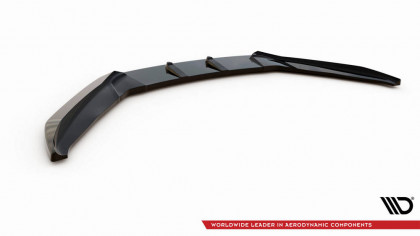 Spojler pod nárazník lipa V.3 Volkswagen Scirocco Mk3 černý lesklý plast