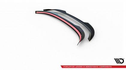 Prodloužení spoileru Volkswagen Scirocco Mk3 černý lesklý plast