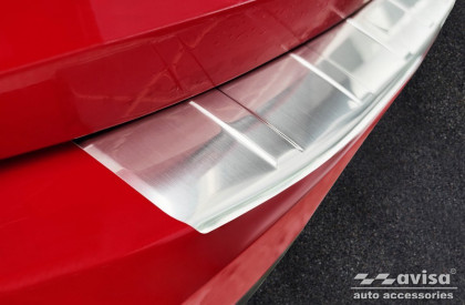 Nerezová ochranná lišta zadního nárazníku Audi Q3 II Sportback 2019- stříbrná