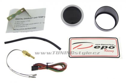 Přídavný budík DEPO DBL 52mm - teplota oleje převodovky