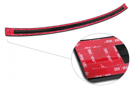 Nerezová ochranná lišta zadního nárazníku pro AUDI Q5 Sportback / S-line 2020- černá