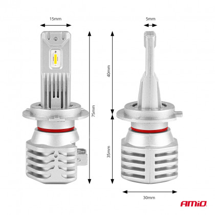 LED žárovky hlavního svícení X1 Series H7 AMiO