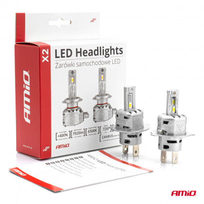 LED žárovky hlavního svícení X2 Series H4 AMiO